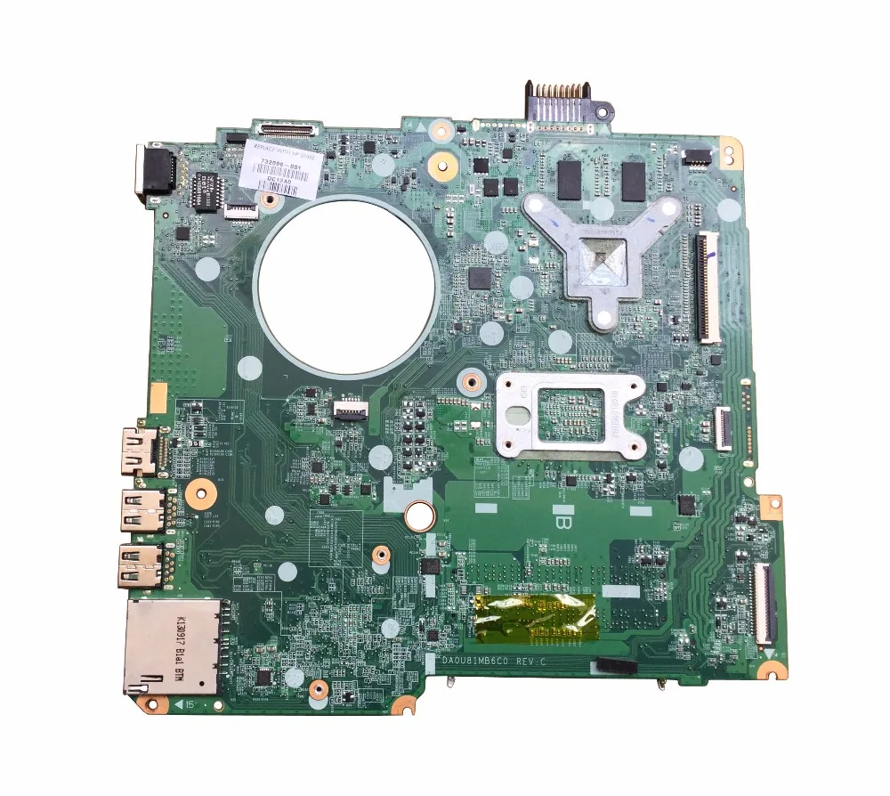 737984-501 737984-001 для hp PAVILION 15T-N100 15-N материнская плата для ноутбука DA0U81MB6C0 REV: C 8670 M 1G HM76 i3-3217U 100% тестирование