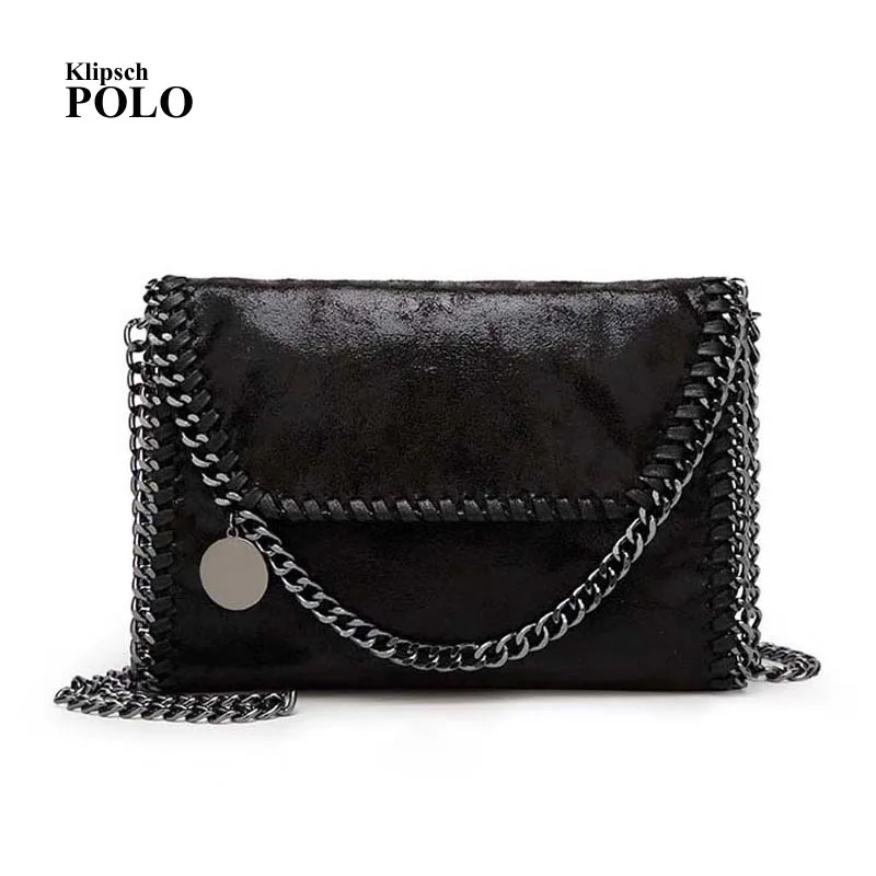 

Fashion Womens stella design Chain Detail Cross Body Bag Ladies Shoulder bag clutch bag bolsa franja luxury evening bags