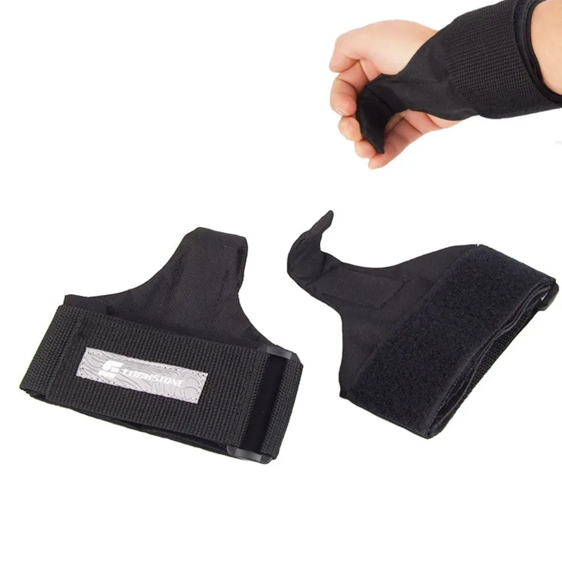 One Pair Adjustable Fitness Wrist Support Weight Lifting Hooks Training Gym Grips Straps Support