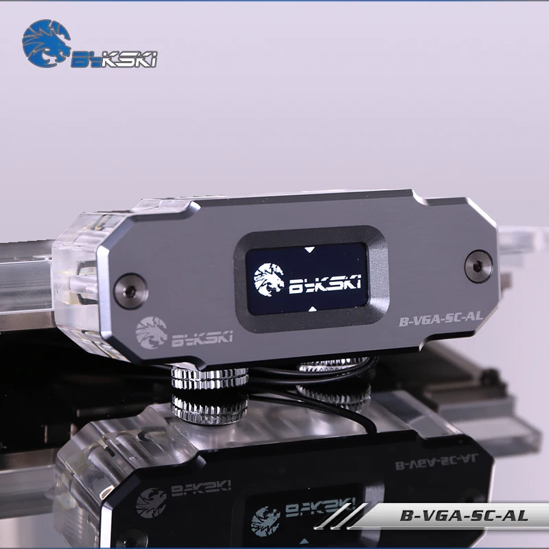 

Bykski B-VGA-SC-AL Connection Block with Temperature Displayer