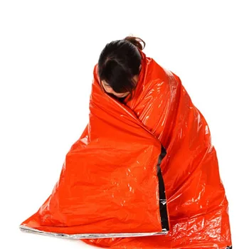 

High Quality Portable Camping Emergency Blanket Survival Rescue Sleeping Bag Tent Outdoor Hiking Mat Tool Camping Equipment