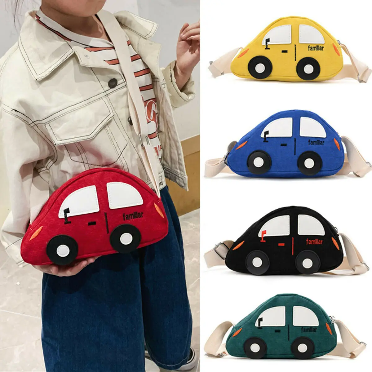 

2019 Baby Accessories Cute Kids Girls Boys Car Cartoon Purse Bag Wallet Small Shoulder Bag Gift Handbags Mini Crossbody Coin Bag