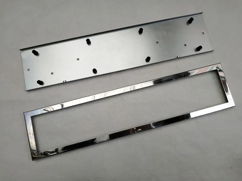 1pcs Car License Plate Frame metal frame Car License Plate Frame Number plate Holder Fit EU Vehicles Standard Car Styling (9)