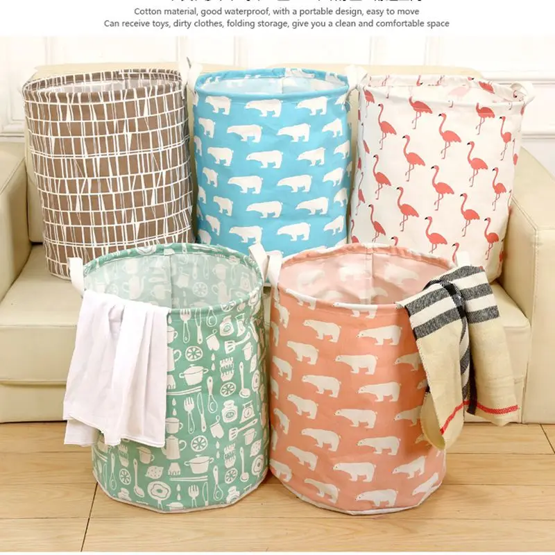 للماء الغسيل تعوق مفيد الملابس القذرة تخزين سلة الحمام الغسيل سلة المعيشة غرفة اللعب الملابس سلة 40*30 سنتيمتر