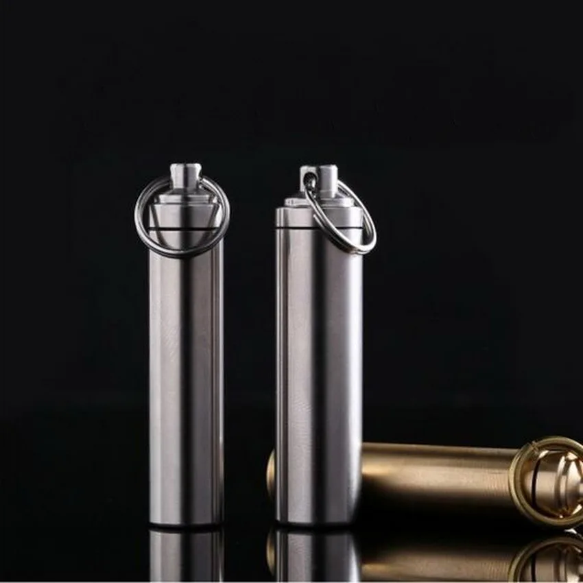 

The new outdoor waterproof stainless steel warehouse, capsules sealed bottle, EDC sealed cans convenient travel accessories