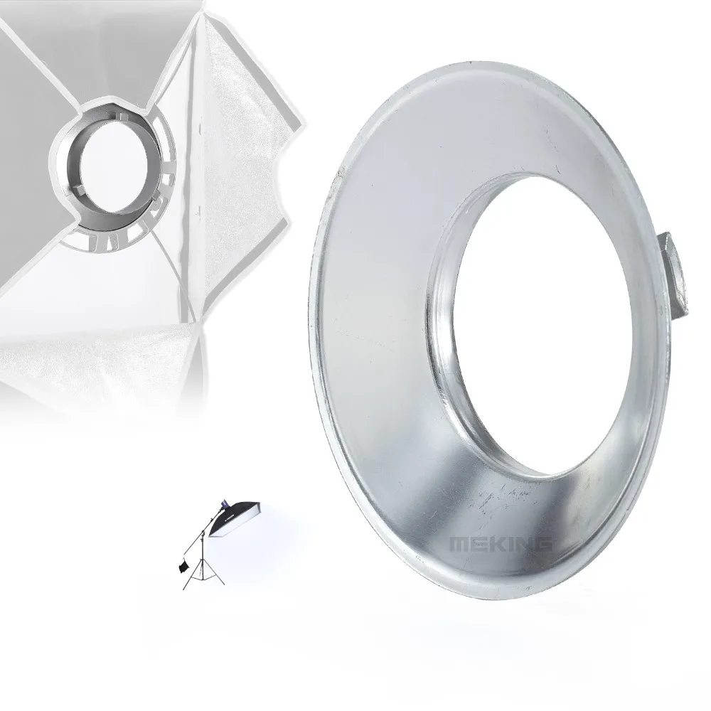 

Meking Mounting Flange Broncolor-Mount Speed ring inner softbox mount for Broncolor Impact Visatec (B) Studio Flash Strobe Light