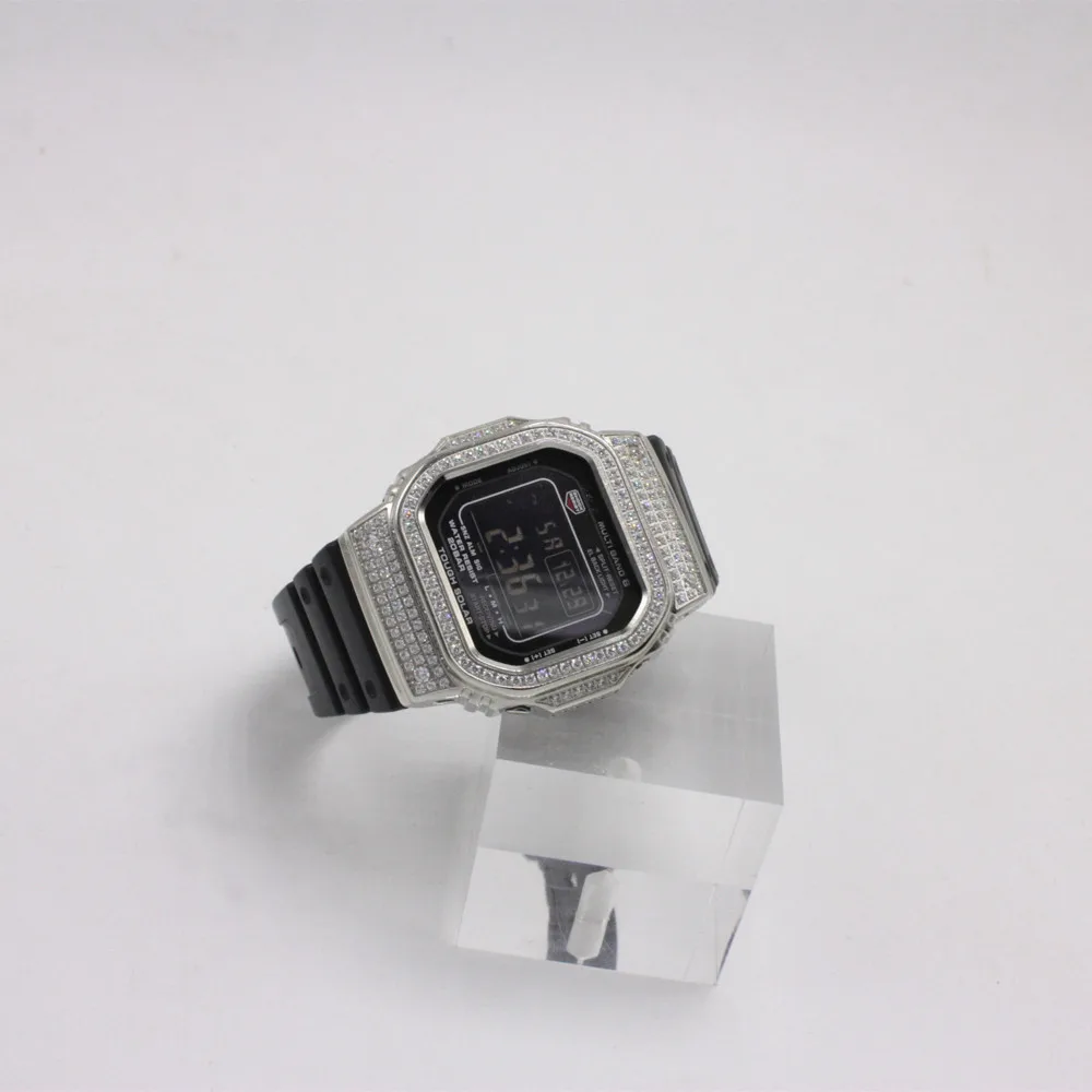 Алмазная металлическая рамка для часов чехол DW5600/5610 Φ 5035 ремешка из нержавеющей