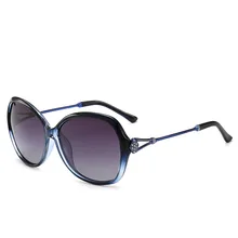 Женские классические модные солнцезащитные очки с защитой от ультрафиолета, высококачественные поляризованные очки с большой оправой, Hd очки для вождения