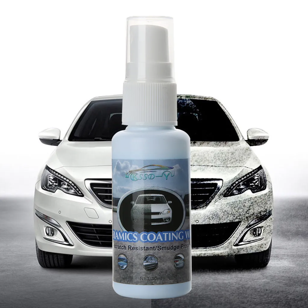 

30ml 9H Ceramic Car Coating Liquid Glass Waterproof Nano Ceramic Car Paint Care Anti-scratch Super Hydrophobic Glass Coating