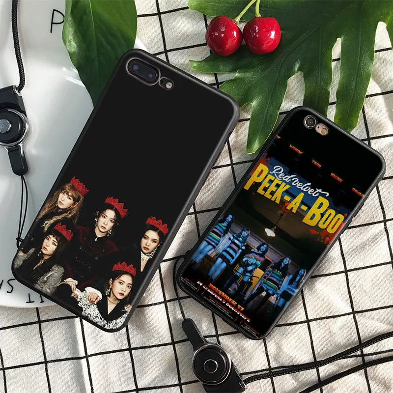 

Red Velvet Kpop Girl group Soft Silicone TPU Phone Case Cover Shell For Apple iPhone 5 5s Se 6 6s 7 8 Plus X XR XS MAX