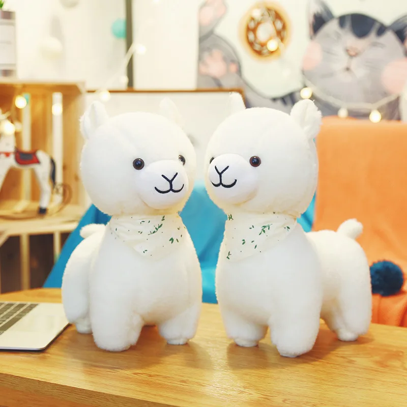 35/45/55 см Alpacasso грязевой Топпер с фигурками лошадей плюшевая игрушка альпака милый