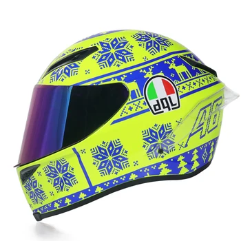 

Winter Season Motorcycle Helmet Personality Moto Shark Helmet Capacetes De Motociclista Full Face Motorbike For Men And Women