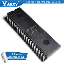 2PCS ATMEGA16A-PU ATMEGA16A DIP40 DIP DIP DIP-40 ATMEGA16 16A-PU