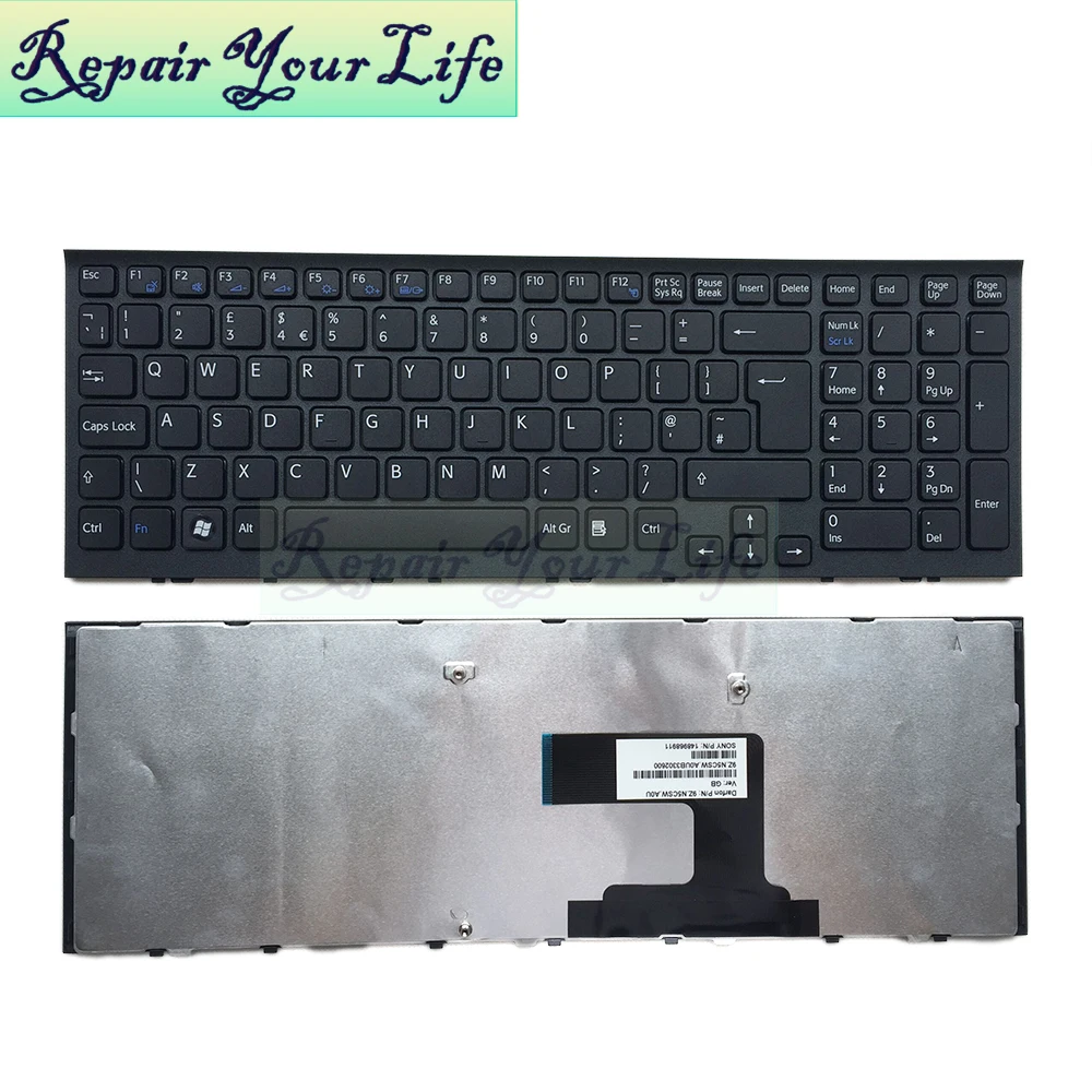Клавиатура Rapari You Life для ноутбука Sony Vaio VPC-EL VPCEL VPCEL15EC VPCEL25EC с черной рамкой |