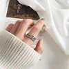 Letdiffery-bague de chaîne Punk pour hommes et femmes, 8mm, en acier inoxydable, noir, Cool, bijoux Rock, cadeaux d'anniversaire ► Photo 3/6