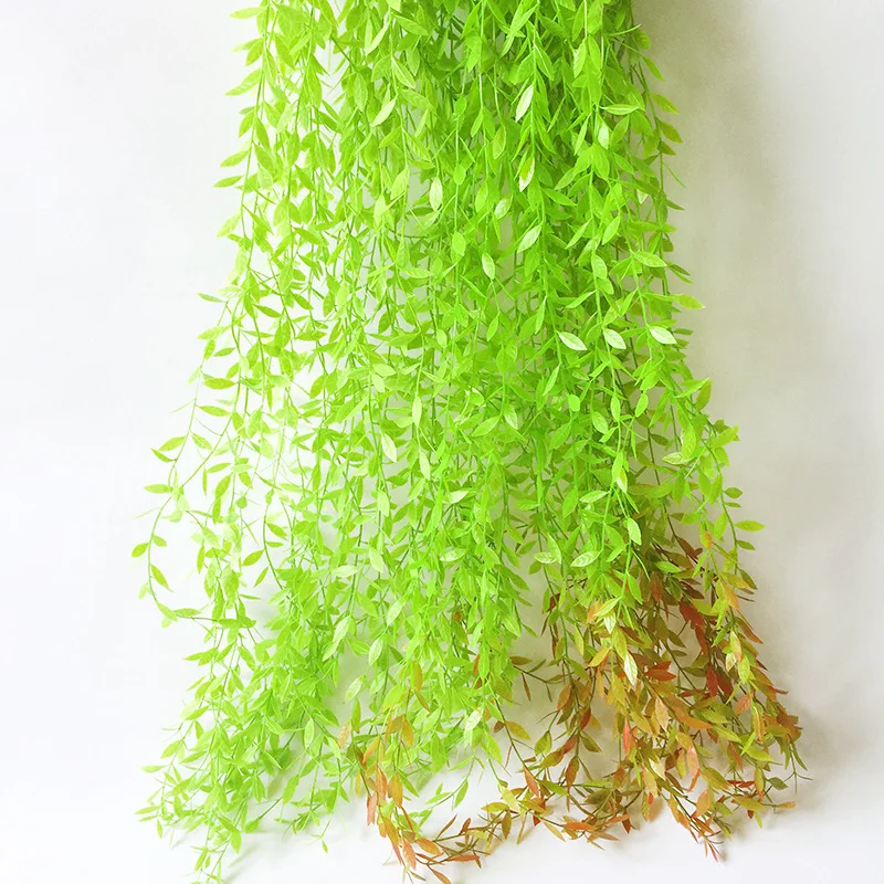 

1Pcs 100cm Artificial Wicker Plants Fake Rattan Flowers For Wedding Decor Artificial Vine Flower For Home Room Garden Decoration
