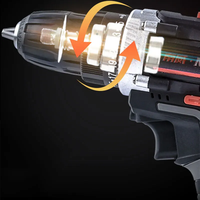 Double Speed Cordless Drill Electric Drill 2* 42V