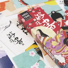 30 шт./лот, японский стиль, милый каваи, Ретро стиль, художественная бумага, закладки для книг, подарок для детей и студентов, офисные школьные принадлежности, материалы