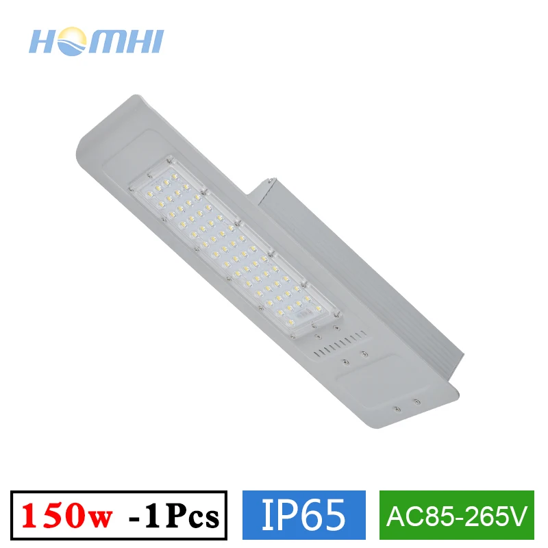 

150w LED street lights Outdoor Industrial White yellow Garden Square Highway Lamp AC85-265V super thin Road lamp bright gary