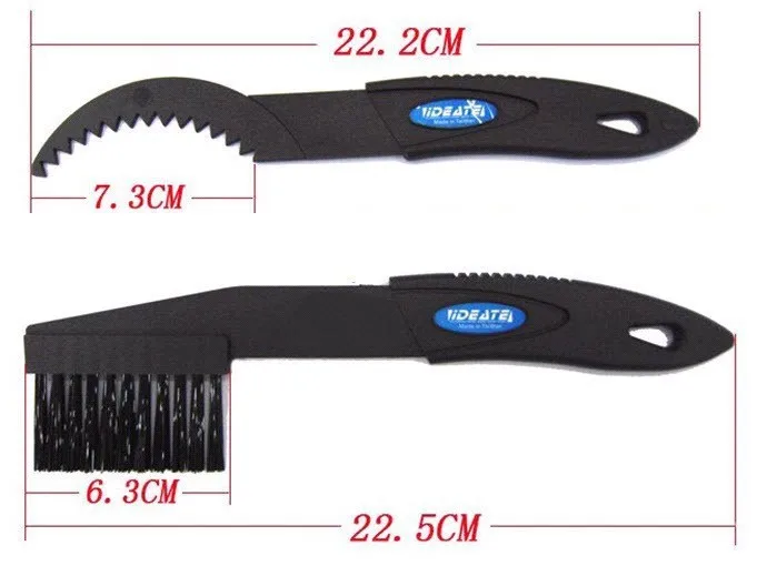 Top 4 PCS / Set Bicycle Chain Cleaner Cycling Cleaning Brushes Bike Quick Washing tool Kits+ Clean Brush+ Chain Protector OD0001 2