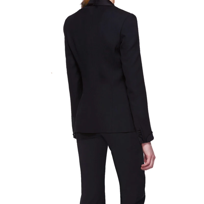 The New Fall fashion suit suit female career suit jacket and long sections temperament casual two-piece /1set +pants tide