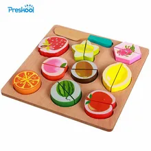 Детские игрушки, фрукты, соответствующие резки, ролевые игрушки, обучающие Дошкольное обучение, Brinquedos Juguets
