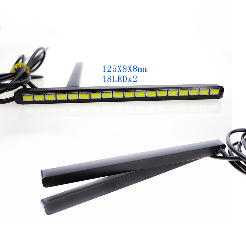 LEADTOPS 18/24/30 яркий светодиодный DRL 12 20 см SMD5630 противотуманный светильник для