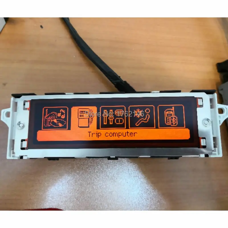 

Genuine & Original LCD Display support USB Air condition Screen Clock red monitor 12 pin For Peugeot 407 Citroen C5 RD4
