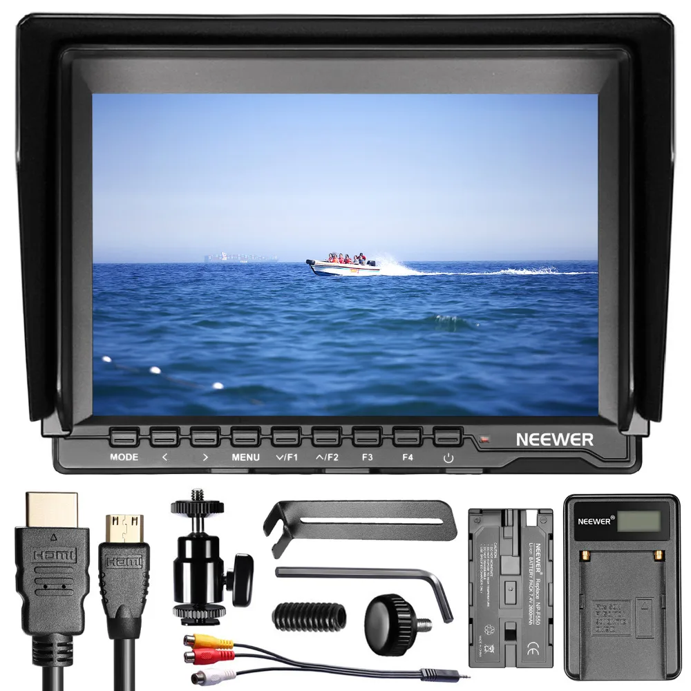 

Neewer NW74K for Sony Canon Nikon Olympus Pentax Panasonic Cameras with Screen Camera Field Monitor F550 Replacement USB Charger