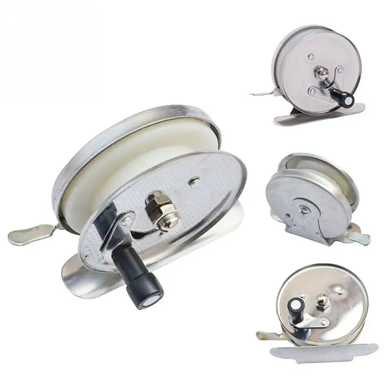 

New Fishing Reels For Winter Ice Flying Fishing Rods Spinning Stainless Steel Simple Small Wheel Spool Fishing Tackle Tools #919