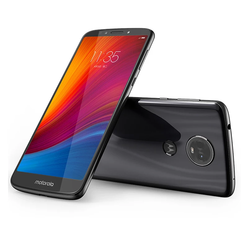 Мобильный телефон Motorola MOTO E5 PLUS, 6,0 дюймов, 4 ГБ, 64 ГБ, Android 8,0, мобильный телефон, четыре ядра, 5000 МП, мА/ч, 4G, LTE, смартфон