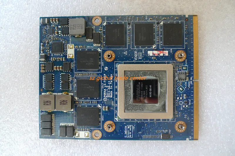 Ideal Original GTX560M GTX 560M 1.5 GB FOR X770 X775 Laptop graphics Video Card K000127390 LS-7191P