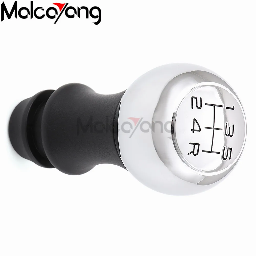 5 Speed Stainless Steel Manual Gear Shift Knob VTS Sports Lever HandBall