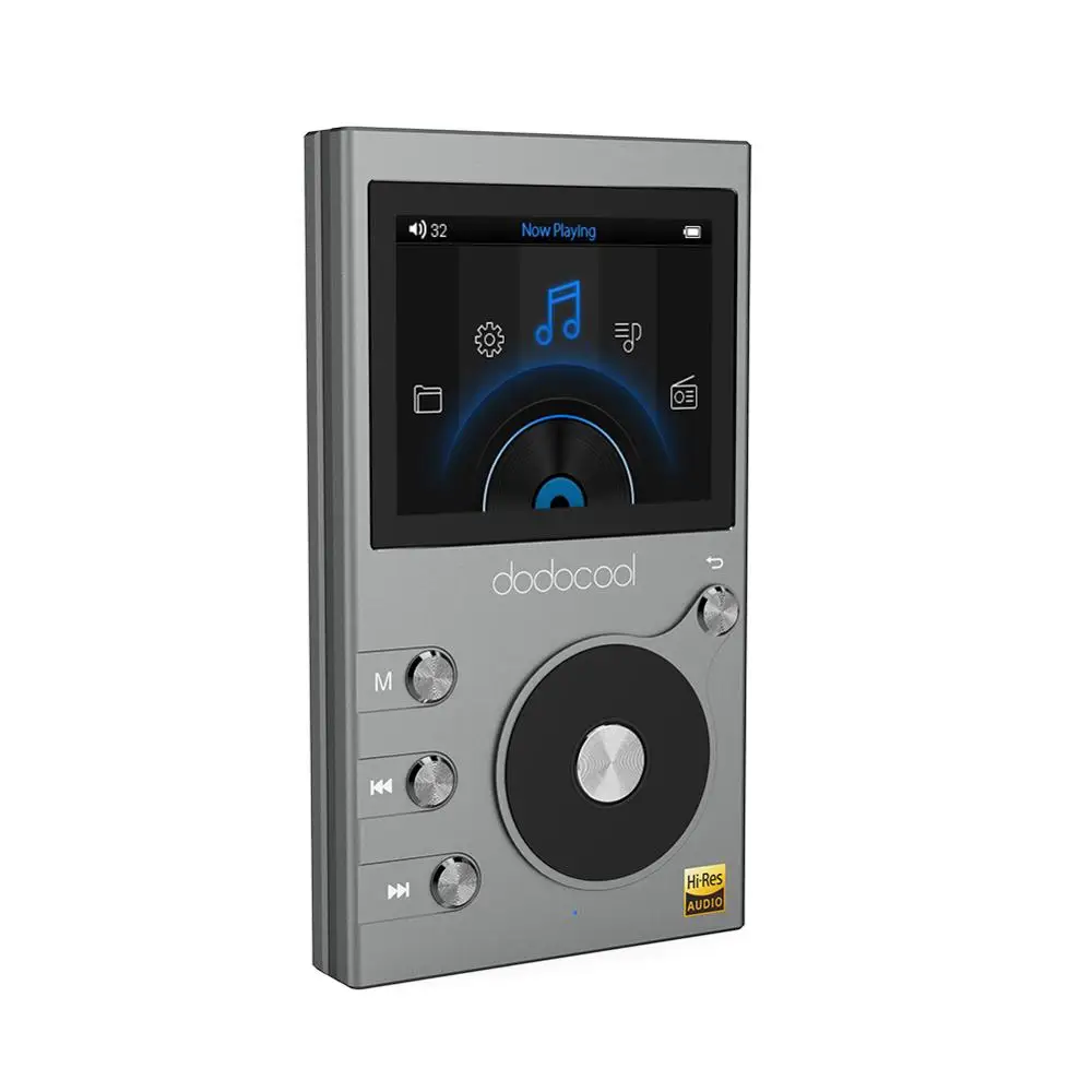 

Dodocool 8GB Hi-Fi Music Player High Resolution Audio Digital Lossless Sound MP3 Player with Voice Recorder and FM Radio