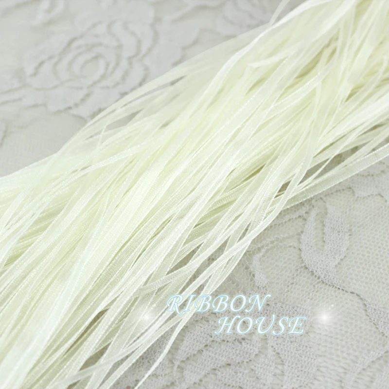 Organza Ribbon 3mm 40 meters/lot Gift Wedding Christmas Decoration Wrapping Lace