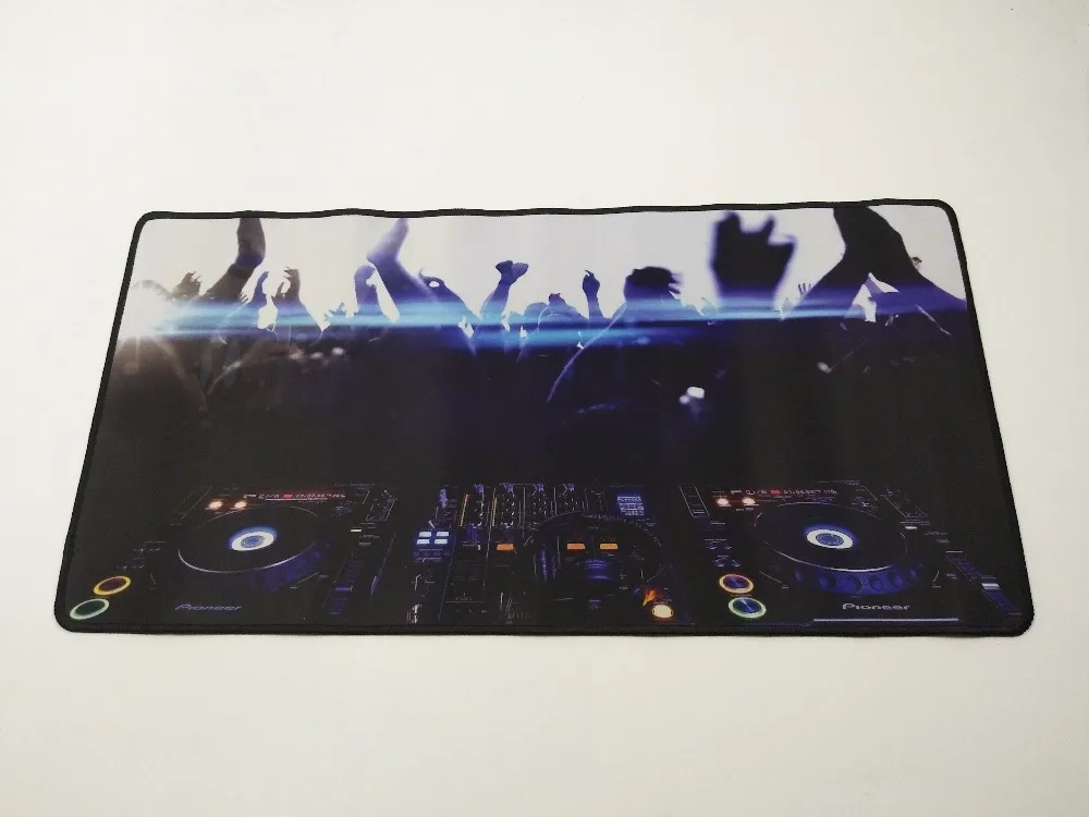  Mairuige DJ Party Control Version Large Gaming Mouse Pad Locking Edge Mousepad Keyboards Pad for Do