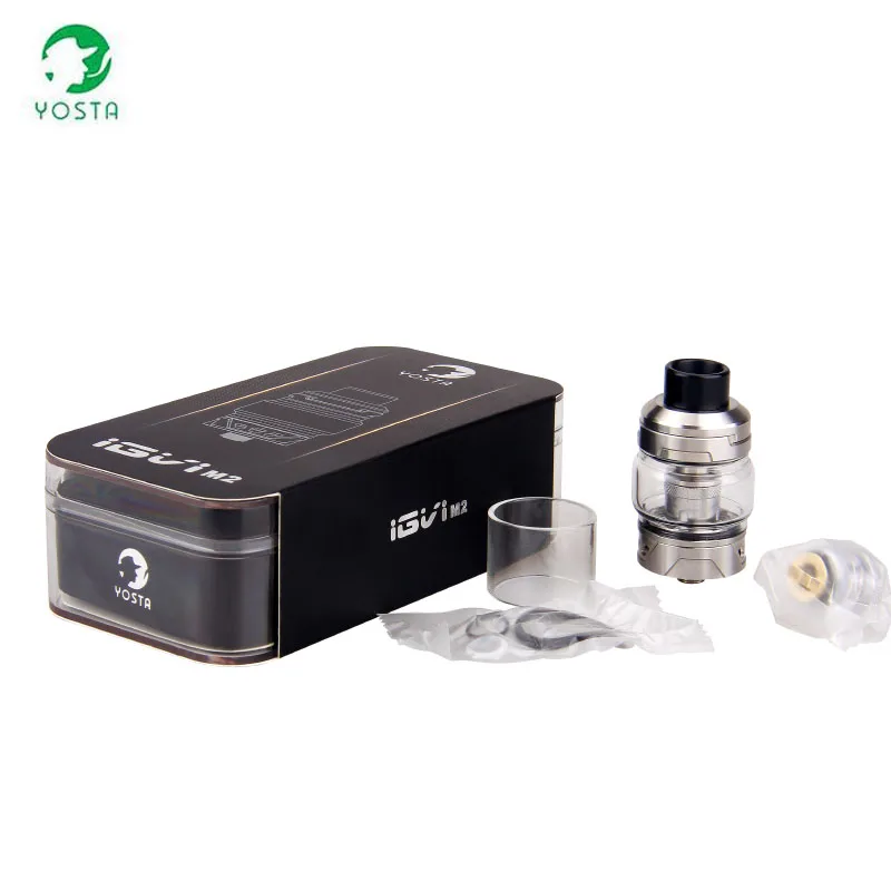 Original Yosta IGVI M2 Tank Atomizer 3ml/6ml Top Filling Airflow Control 510 Thread 0.15ohm for Battery Mod | Электроника