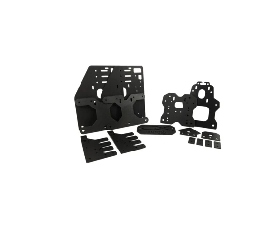 

ooznest OX CNC ALUMINIUM PLATES KIT Gantry plates kit for 23NEMA MOTOR joint plate back X axis/front plate set Spacer block