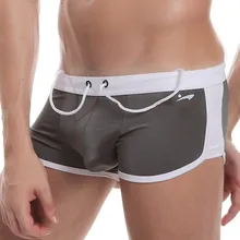 Повседневные модные трусы-боксеры, мужские трусы-боксеры, спортивные мужские пляжные плавки, новые