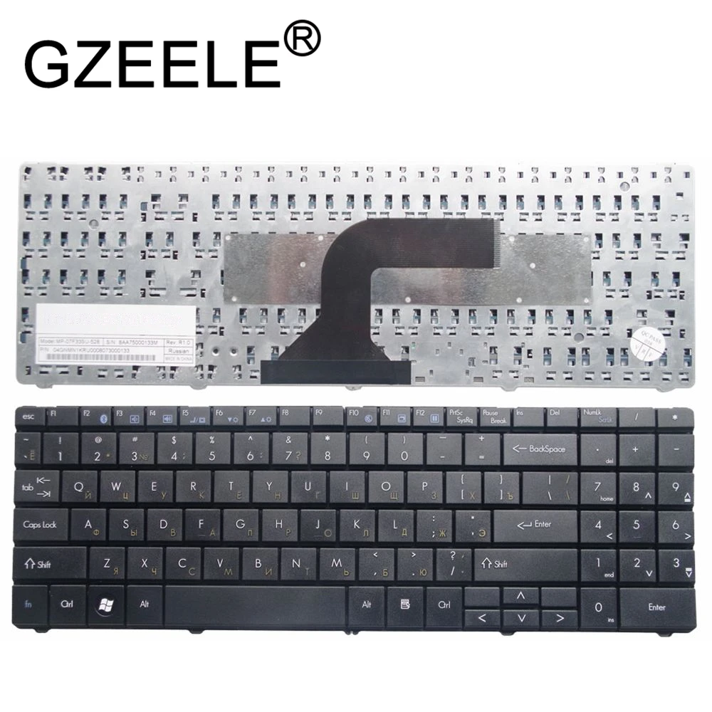  GZEELE  For Packard Bell Easynote MT85 ST85 ST86 TN65 Keyboard RU Russian MP-07F33SU-528