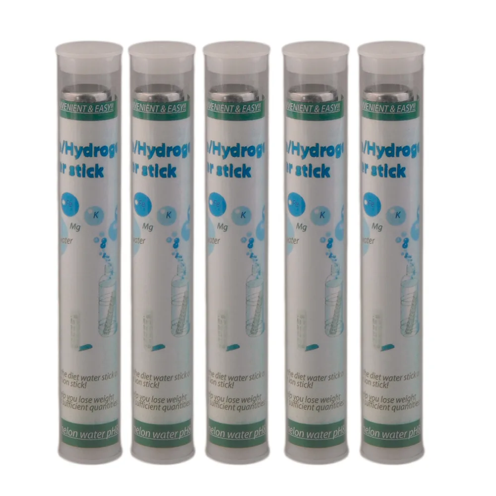 

2018 Hot 5pcs Portable/Travel Filter Alkaline Water Stick PH Alkalizer Ionizer Hydrogen Minerals Wand Filter Water Activating