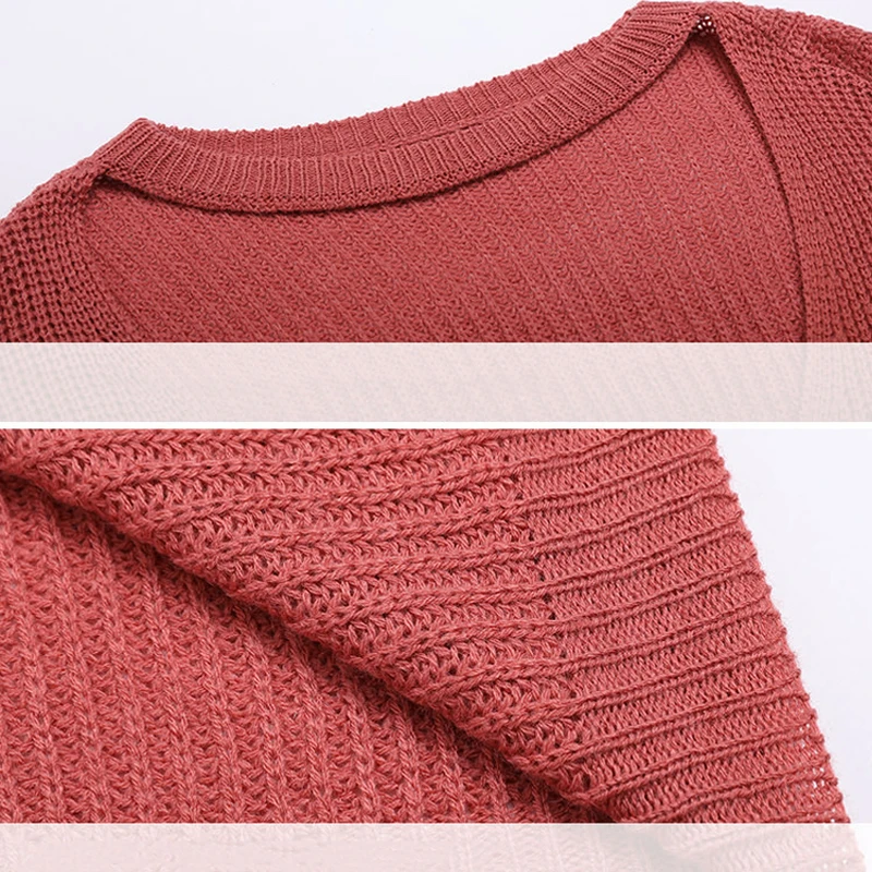 Women Sweater Pullovers Loose Sexy V-neck Knitted Ladies Sweaters 2019 Spring Fashion Bottoming Jumper Over Sized Female Tops