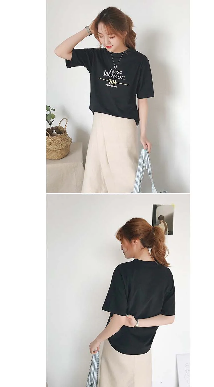 t shirt T1802 black-2