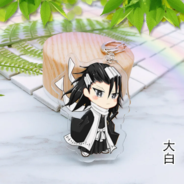 Аниме BLEACH косплей Kurosaki Ichigo брелок двухсторонний модный мультяшный подвески