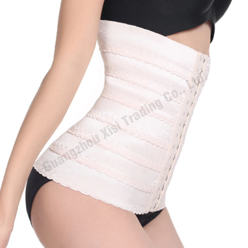 

Fashion Women's Spiral Steel Boned Corset Hollow Waist Cincher Slimming Modeling Strap Belt Waist Trainer Corset Body Shaper