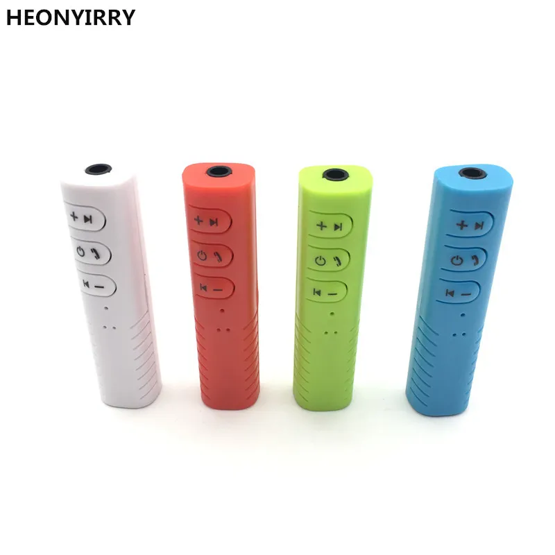 

3.5mm Jack Clip-on Wireless Bluetooth Receiver Mini Bluetooth Car kit Audio Music adapter with Mic for Headphone Speaker