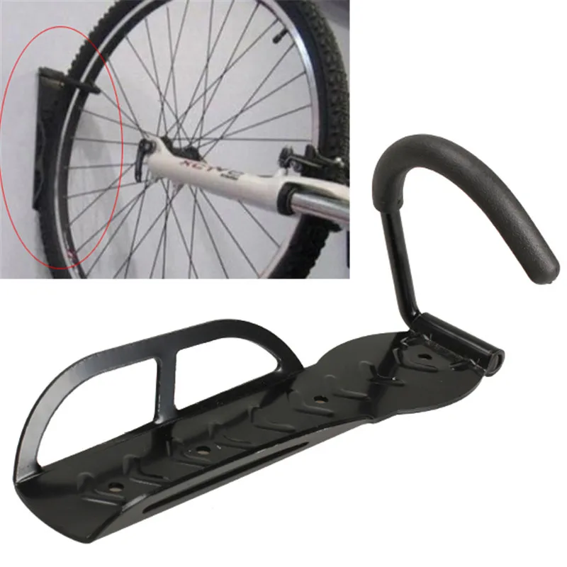 30kg Capacity Bike Wall Mount Bicycle Stand Holder Mountain Bike Rack Stands Steel Hanger Hook Storage Bicycle Accessories Black 30kg Capacity Bike Wall Mount Bicycle Stand Holder Mountain Bike Rack Stands Steel Hanger Hook Storage Bicycle Accessories Black