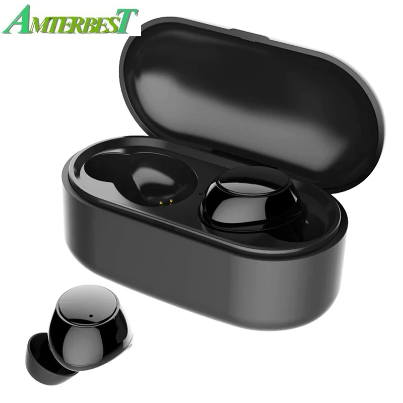 

AMTERBEST Bluetooth 5.0 Earphones TWS Wireless Headphones Earphone Handsfree Headphone Sports Earbuds Gaming Headset for Phones