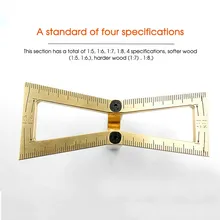 Copper Dovetail Marker Woodworking Scriber Hand Cut Wood Joints Gauge Dovetail Guide Woodworking Tools for Carpenter