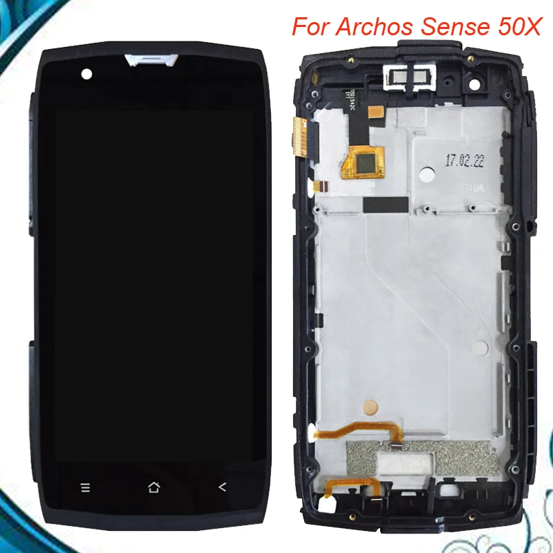 

5.0" Test Well Black Color For Archos Sense 50X LCD Display+Touch Screen Digitizer Assembly+Frame
